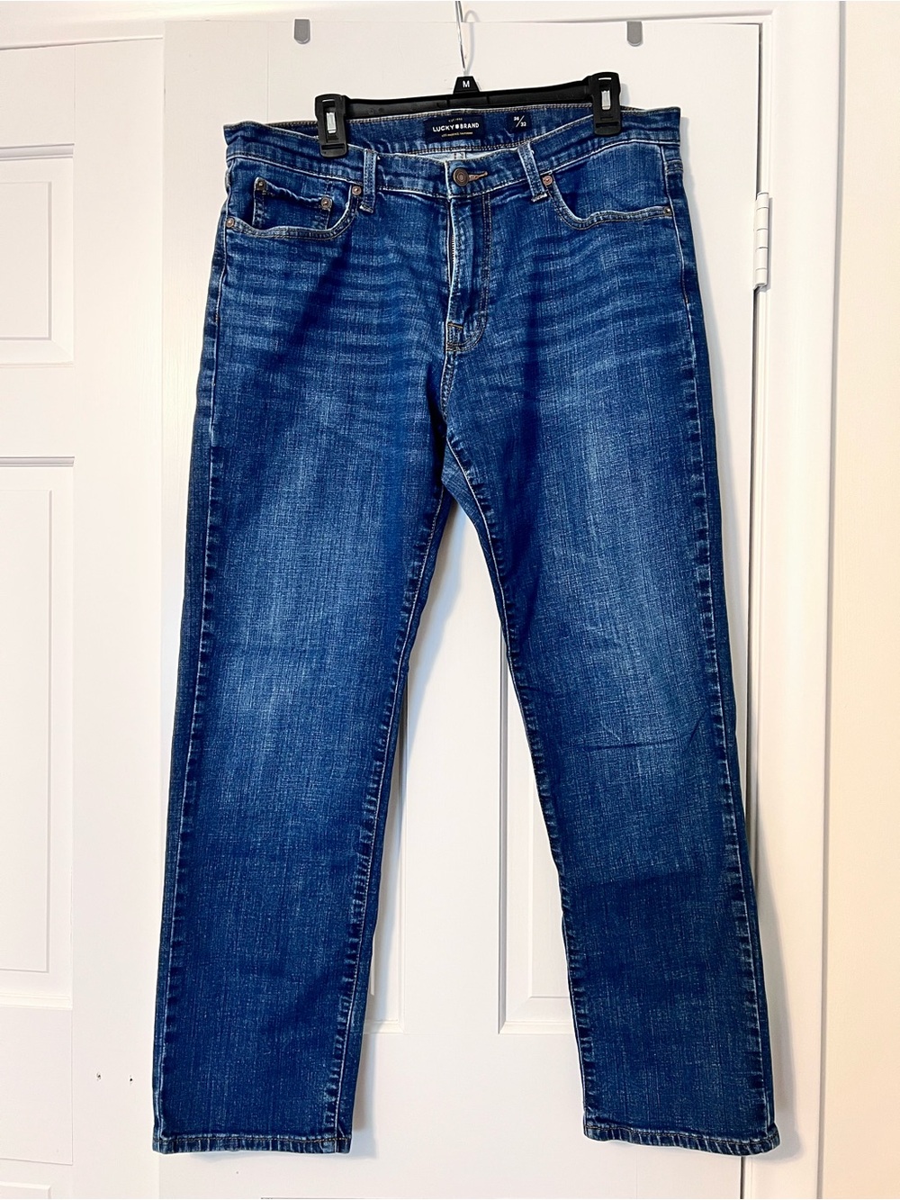 Lucky Brand Men's Dark Wash Straight Jeans 36/32